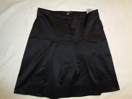 Luxusní černá lesklá sukně, h&m,40