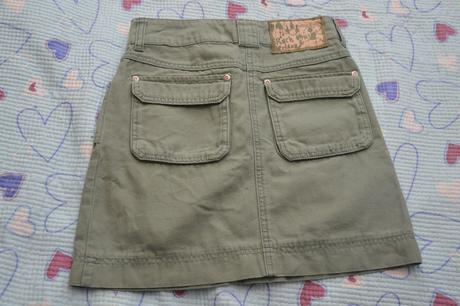 134 140 khaki džínová sukně, george,134