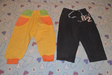 2x bavlněné tepláky tepláčky 92/98, next,98