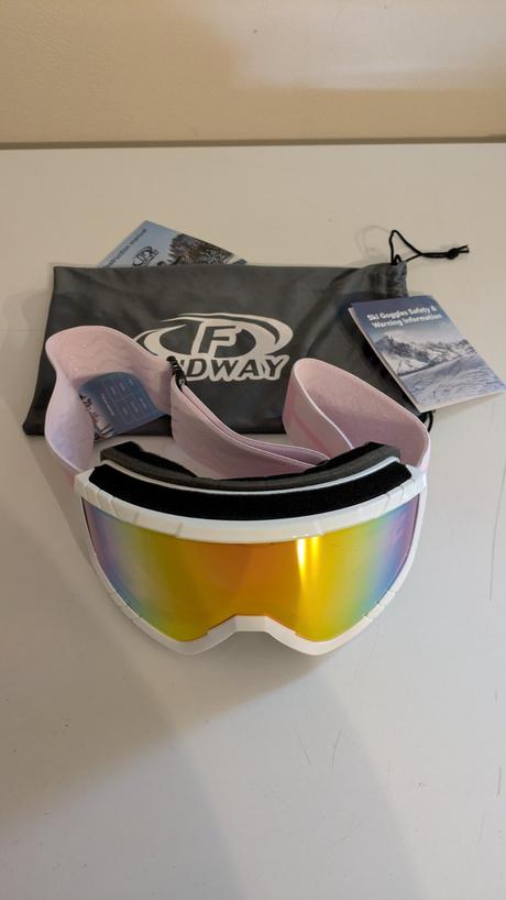 Ka467 findway lyžařské brýle s uv ochranou, 