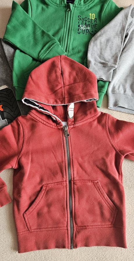 Chlapecký set čtyř mikin, vel.98/104, palomino,98