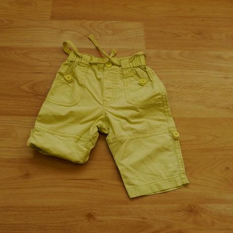 Svetlonce zelene kalhoty / sortky 2 v 1 vel.62 h&m, h&m,62