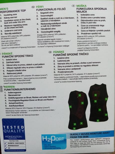 Funkční tílko, crivit,170