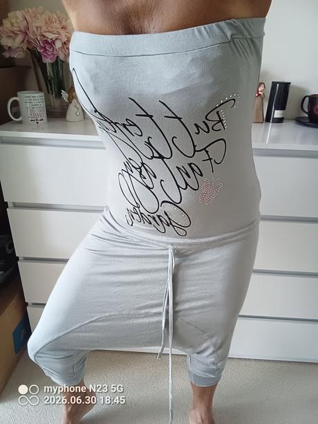 Baggy overal zn."x.d" vel."l/xl" šedá, l