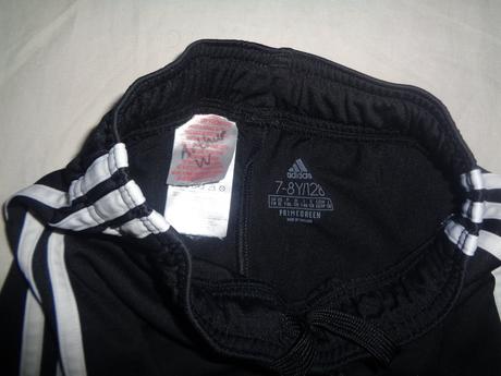 Černé funkční šortky adidas 7-8 let, adidas,128