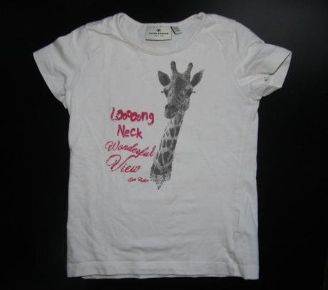 Dívčí tričko s žirafou tom tailor, vel. 104/110, tom tailor,104