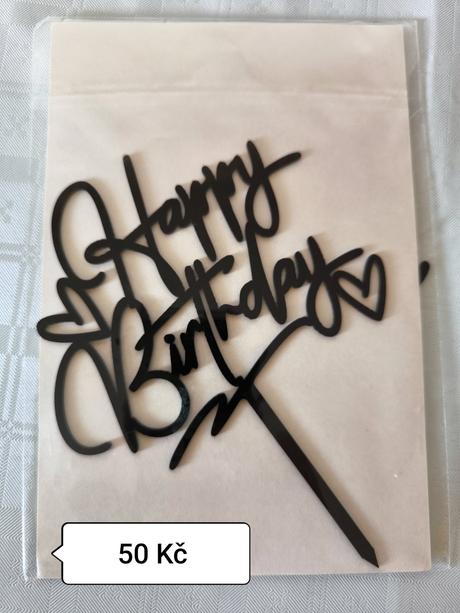 Figurky a zápichy na dort, 