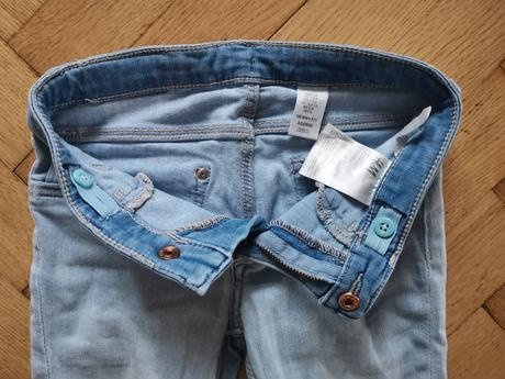 Džíny jeans rifle vel. 128, h&m,128