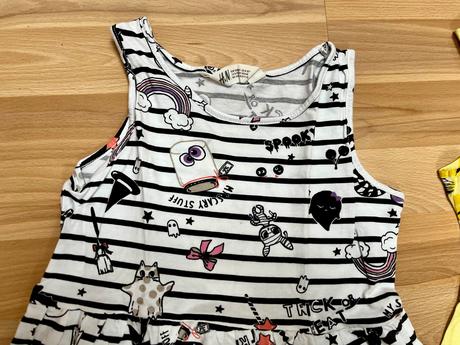 Dívčí bavlněné šaty 134/140, h&m,134