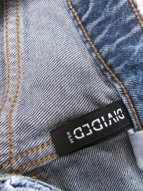 Dámské, dívčí džínové kraťasy h&m, h&m,36