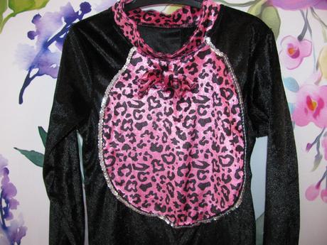 Karneval- overal růžový leopard, 