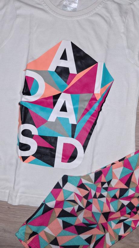 Sportovní souprava adidas-tričko+legíny, adidas,134