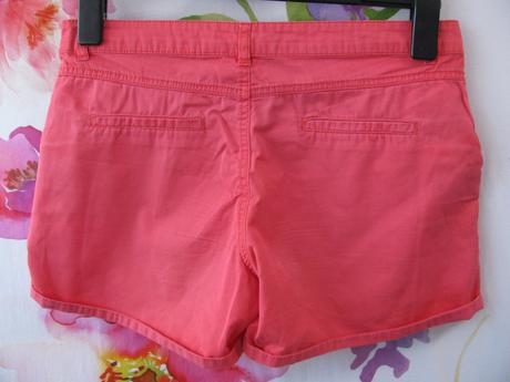 Dámské korálové bavlněné kraťasy, camaieu,m