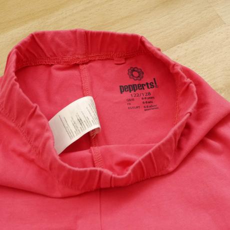 Ruzove 3/4 leginy vel.122/128, pepperts,122