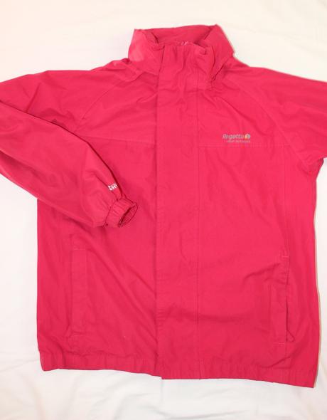 Bj106. malinová outdoorová bunda 9-10 let, regatta,140