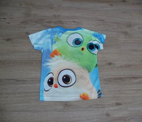 Nové triko angry birds vel. 134/140, 134