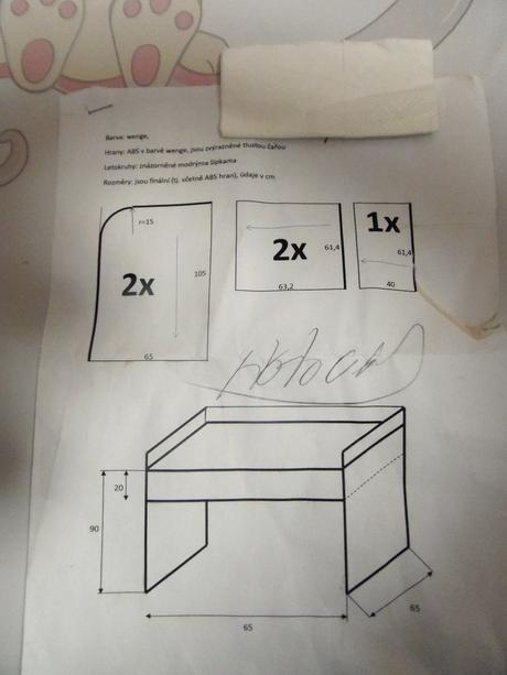 Přebalovací pult., 