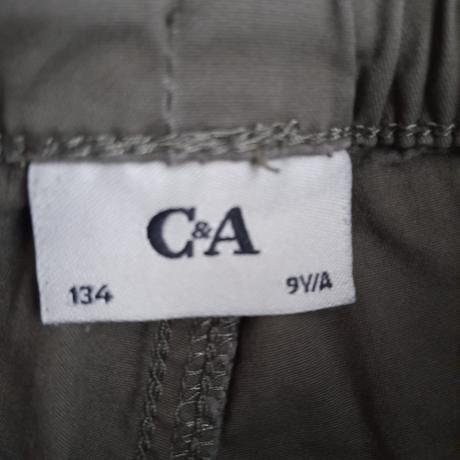 Dětské plátěné kalhoty (2 ks), c&a/y.f.k, vel. 134, c&a,134