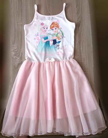 Dívčí šaty růžové frozen disney c&a, c&a,134