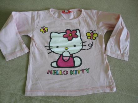 Hezké tričenko série hello kitty, vel. 2-3 roky, 98