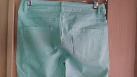 Elastické kalhoty, fishbone,s