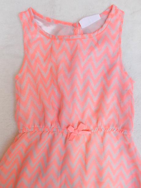 Letní neon šaty h&m, h&m,128