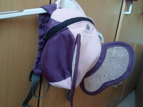 Littlelife růžový fialový dětský vodící batoh batů,