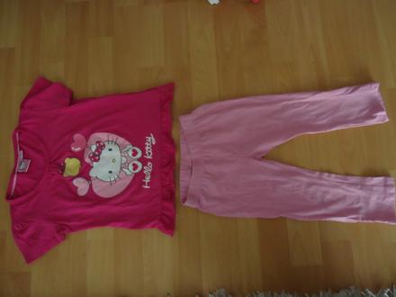 3 dílný letní komplet hello kitty, sanrio,110