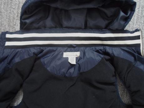 Modrá zateplená vesta vestička h&m, h&m,152