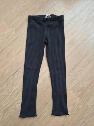 Žebrované legíny h&m, vel. 104/110, h&m,104