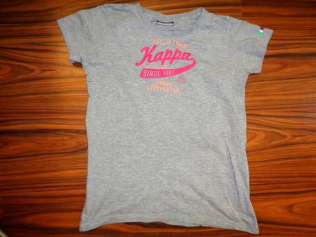 Šedé tričko s nápisem kappa, kappa,176