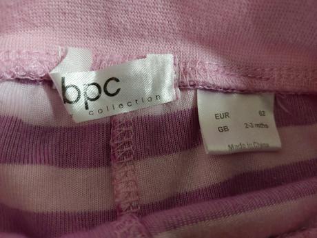 Dívčí froté tepláky vel.62, 2ks, 62