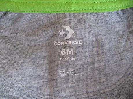 Šedý maskačový bavlněný overal s kapucí converse, converse,68