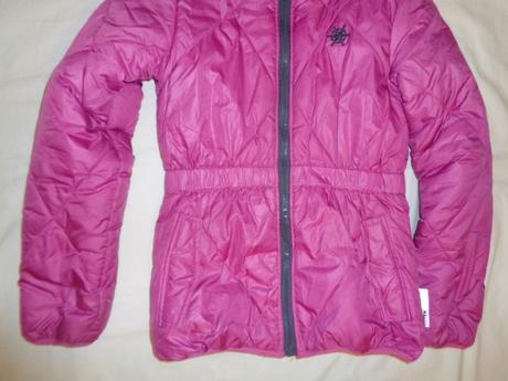 Luxusní fuksiová zimní prošívaná bunda name it, name it,152