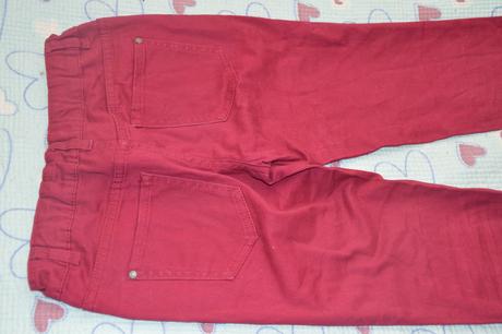 152 elastické kalhoty džíny vínové regulace v pase, crashone,152