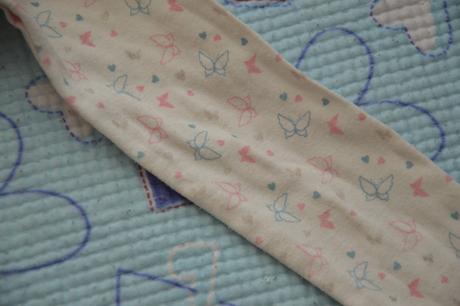 Triko, tunika s potiskem motýlků, třpytky, bavlna, 116