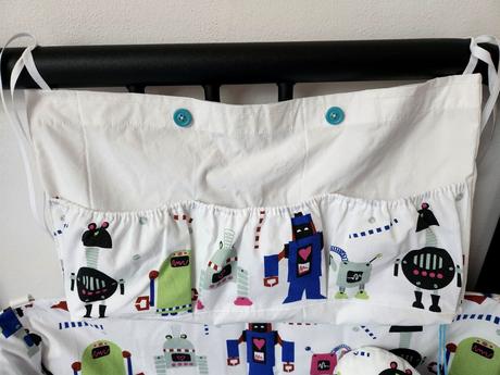 Mantinel a kapsář do dětské postýlky, šířka (cm): 30,délka (cm): 180