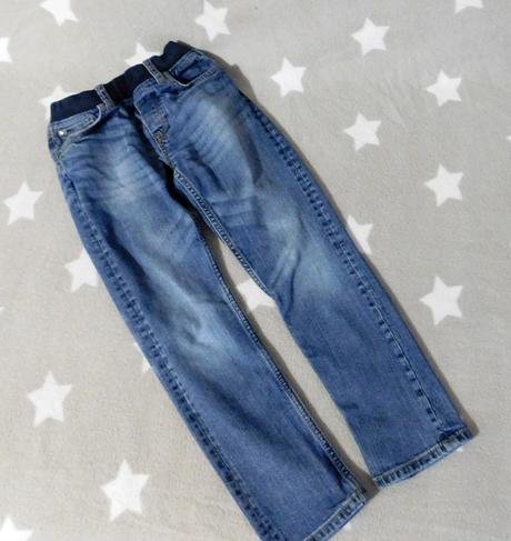 Riflíky denim vel.116/122, denim,122