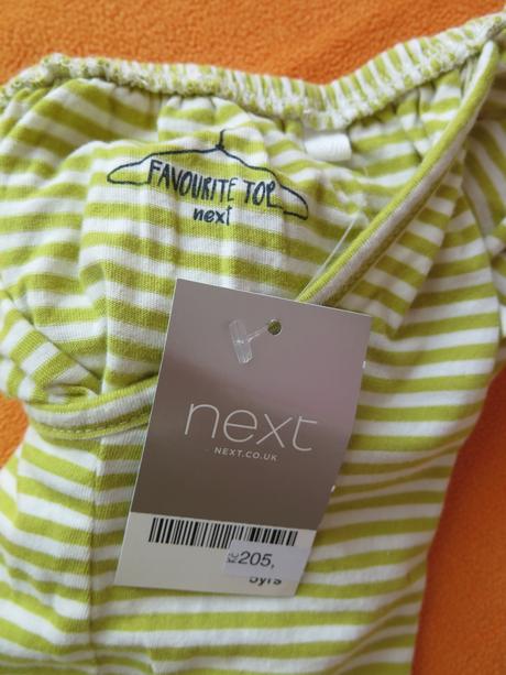 Tričko s gumou kolem krku, next,110