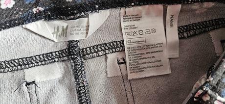 Dívčí leginy, jegginy, džegíny, vel.140, zn.h&m, h&m,140