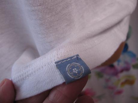 Perfektní bílé lněné dámské tričko, 38