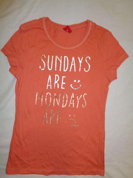 Pěkné cihlové tričko s nápisem, s.oliver,152