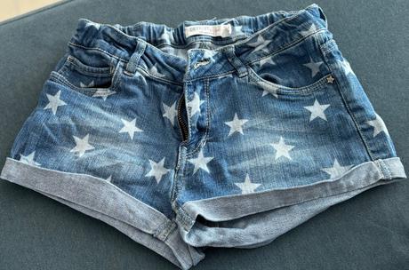 Džínové šortky 158, lindex,158