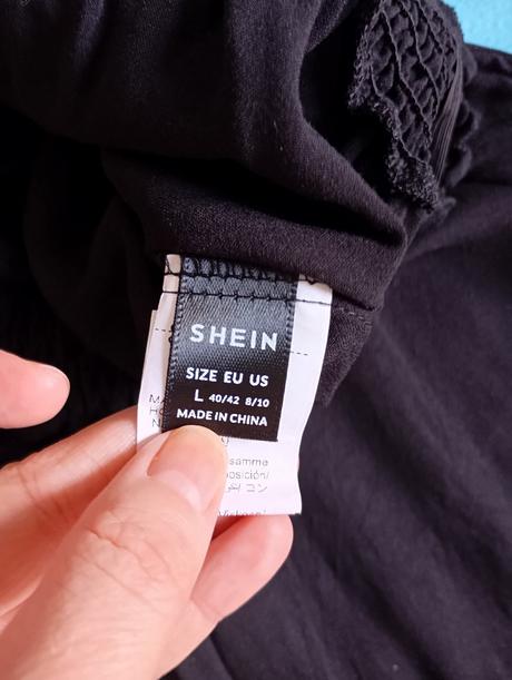 Volné černé kalhoty s rozšířenými nohavicemi 40/42, 42