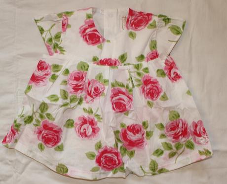 Bf261. růžičkové letní šaty 0-3 měs., 62