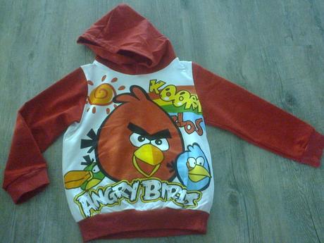 Mikina s kapucí angry birds, 110