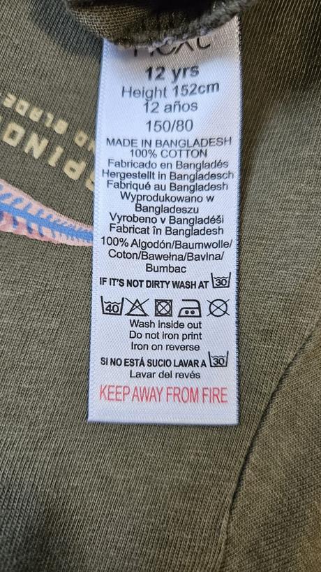 Nové chlapecké triko dl.ruk. next  152 druhy dinos, next,152