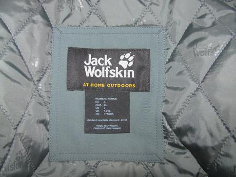 Dámská zimní bunda s kapucí-jack wolfskin, jack wolfskin,l