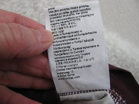 Strečové 3/4 capri kalhoty, barva bordo, 42