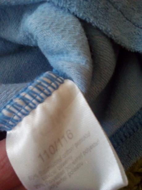 Mikina sametová,vel.110/116, tcm,110